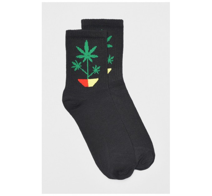 Носки мужские демисезонные черного цвета 192324L