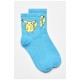 Шкарпетки жіночі демісезонні блакитного кольору 192334L
