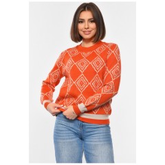 Свитер женский оранжевого цвета 192338L