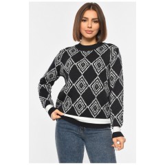 Светр жіночий чорного кольору 192339L