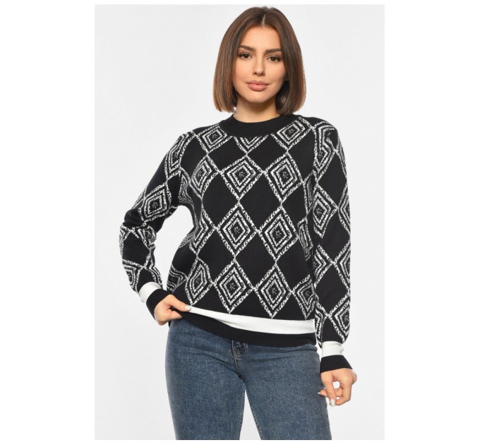 Светр жіночий чорного кольору 192339L