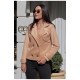 Женский пиджак кашемировый бежевого цвета 192572L