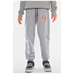 Спортивні штани дитячі для хлопчика сірого кольору 192950L