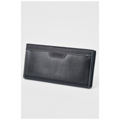 Гаманець чоловічий з екошкіри чорного кольору 193471L