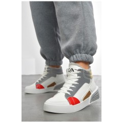 Кеды женские белого цвета на меху 193495L