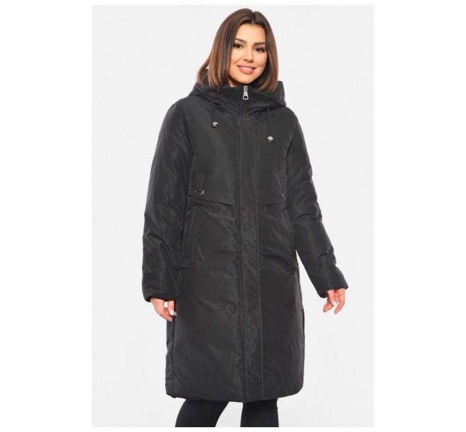 Куртка жіноча зимова чорного кольору 193559L