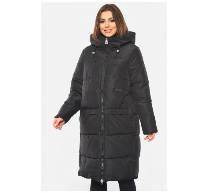 Куртка жіноча зимова чорного кольору 193668L