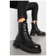 Черевики жіночі зимові чорного кольору 194055L