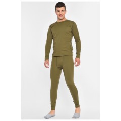 Термобілизна чоловіча на флісі кольору хакі 194109L