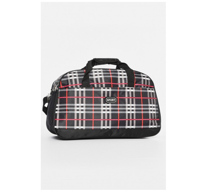 Сумка дорожня унісекс з принтом чорного кольору 194195L