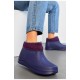 Калоші жіночі утеплені фіолетового кольору 194414L