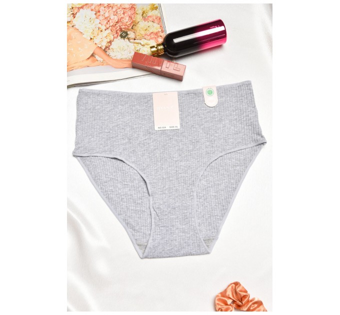 Труси жіночі напівбатальні сірого кольору 195618L