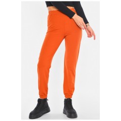 Спортивні штани жіночі теракотового кольору 195657L