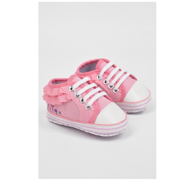 Пінетки дитячі для дівчинки рожевого кольору 196077L