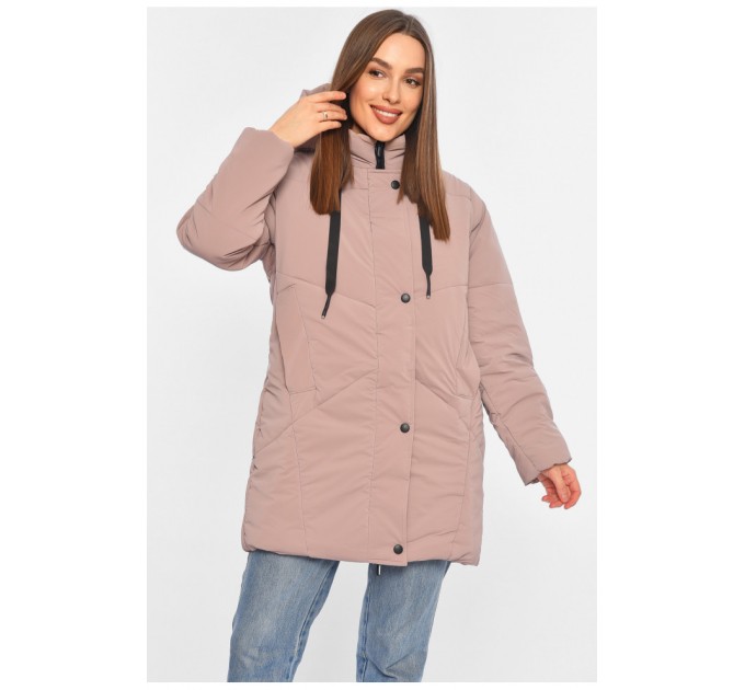 Куртка женская демисезонная пудрового цвета 196398L