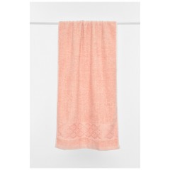 Рушник для обличчя махровий пудрового кольору 196455L