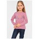 Лонгслів дитячий для дівчинки пудрового кольору 196557L