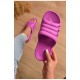Шльопанці піна жіночі кольору фуксії 196737L