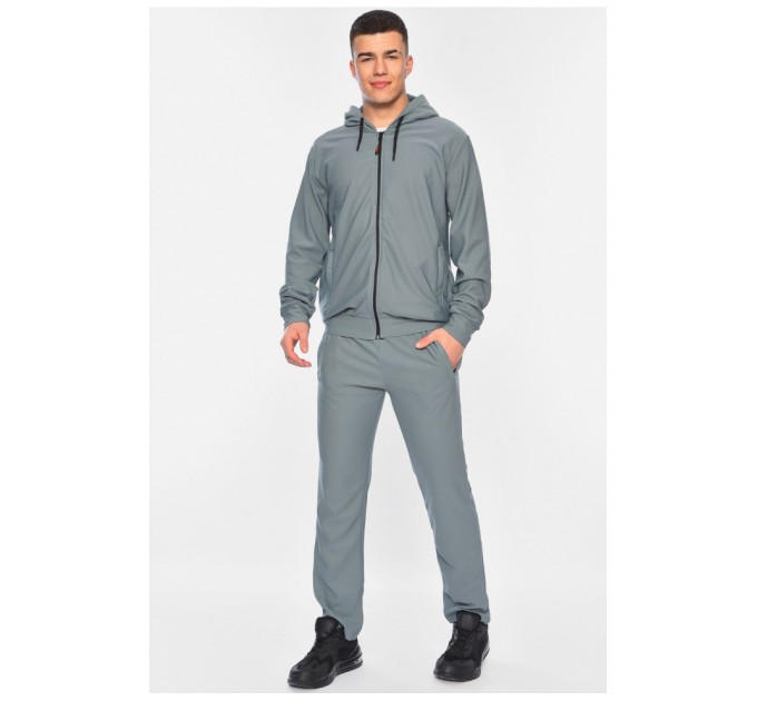 Спортивний костюм чоловічий на флісі м'ятного кольору 196829L