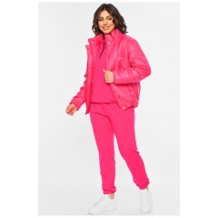 Спортивний костюм жіночий трійка рожевого кольору 196849L