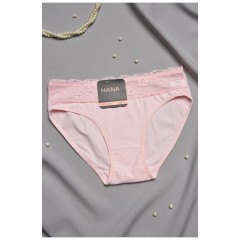 Труси жіночі напівбатальні світло-рожевого кольору 196988L