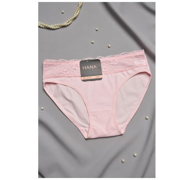 Труси жіночі напівбатальні світло-рожевого кольору 196988L