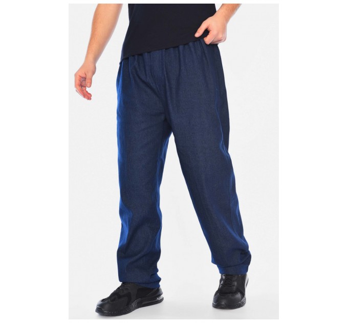 Джинси чоловічі батальні синього кольору. 197272L