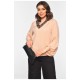 Блуза жіноча бежевого кольору. 197323L Блуза жіноча бежевого кольору. 197323L