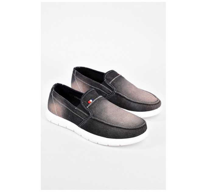 Мокасины мужские черного цвета 197599L