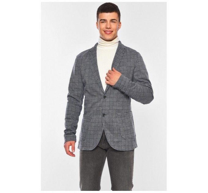 Піджак чоловічий синього кольору 197699L