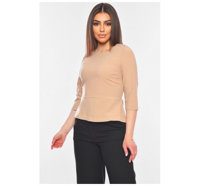 Блуза жіноча бежевого кольору 198703L
