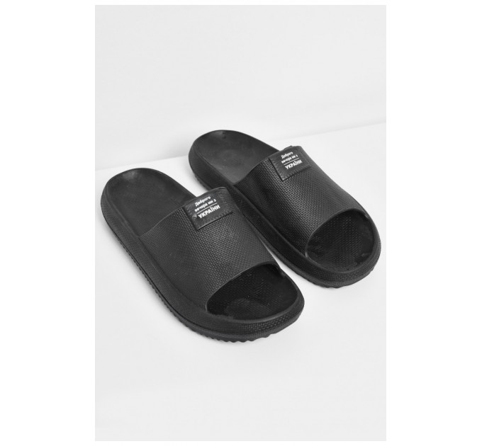 Шлепанцы мужские пена черного цвета 198866L