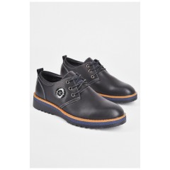 Детские туфли для мальчика черного цвета 198935L Детские туфли для мальчика черного цвета 198935L