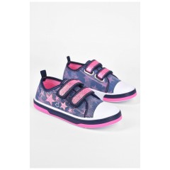 Кеди дитячі синього кольору текстиль 199001L