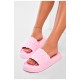 Шльопанці піна жіночі пудрового кольору 199045L