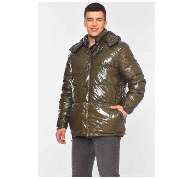 Куртка мужская зимняя цвета хаки 199157L