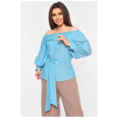 Женская блузка голубого цвета 199205L