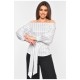 Блуза жіноча сірого кольору 199230L Блуза жіноча сірого кольору 199230L