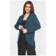 Жіночий кардиган однотонний смарагдового кольору 199336L