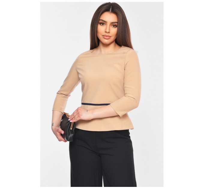 Блуза женская бежевого цвета 199352L