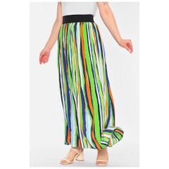 Спідниця жіноча напівботальна синього кольору 199516L