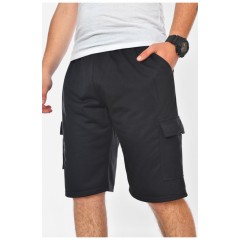 Шорти чоловічі однотонні чорного кольору 199972L