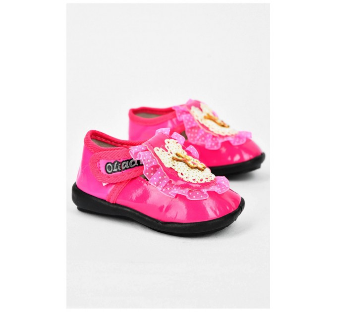 Пінетки дитячі рожевого кольору 200085L