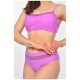 Купальник жіночий однотонний бузкового кольору 200416L