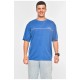 Футболка чоловіча батальна синього кольору 200454L