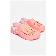 Крокси дитячі для дівчинки персикового кольору 200474L