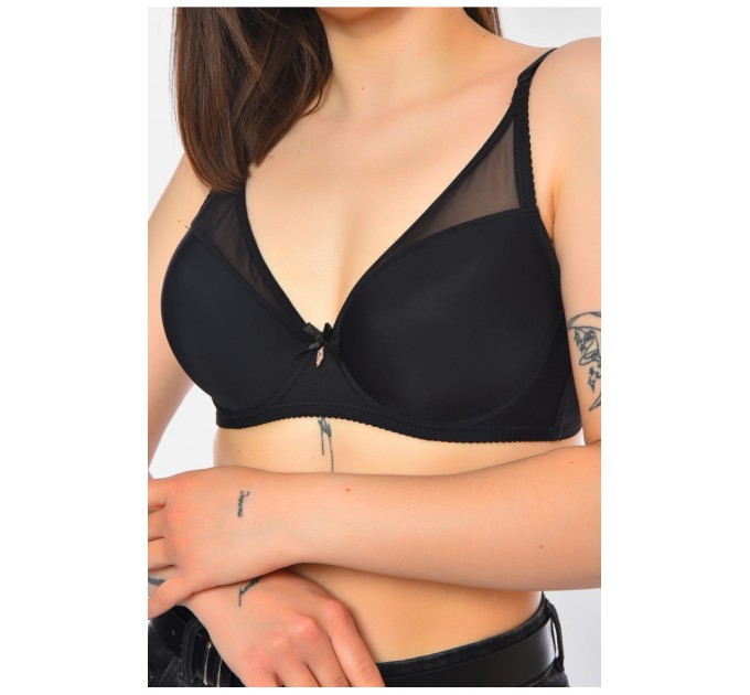 Бюстгальтер жіночий чорного кольору чашка C 200644L