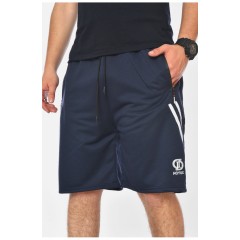 Мужские шорты однотонные темно-синего цвета 200672L