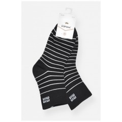 Шкарпетки жіночі демісезонні чорного кольору 200742L Шкарпетки жіночі демісезонні чорного кольору 200742L