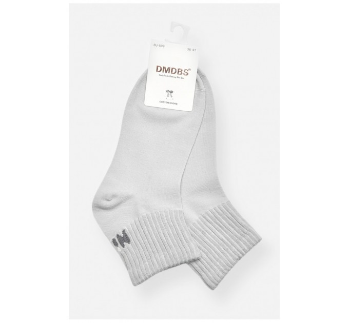 Шкарпетки жіночі демісезонні сірого кольору 200777L